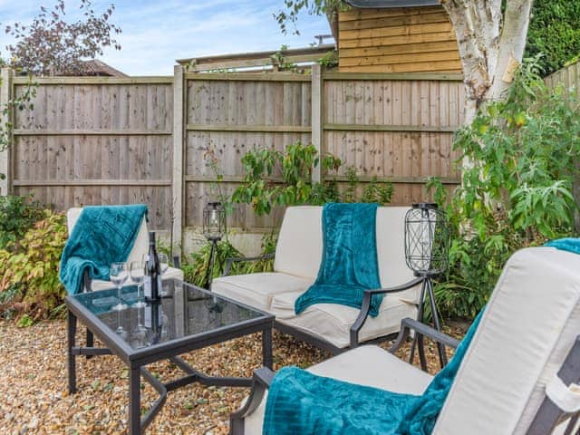 Sitting-out-area | Cherry Tree Corner, Ashbourne