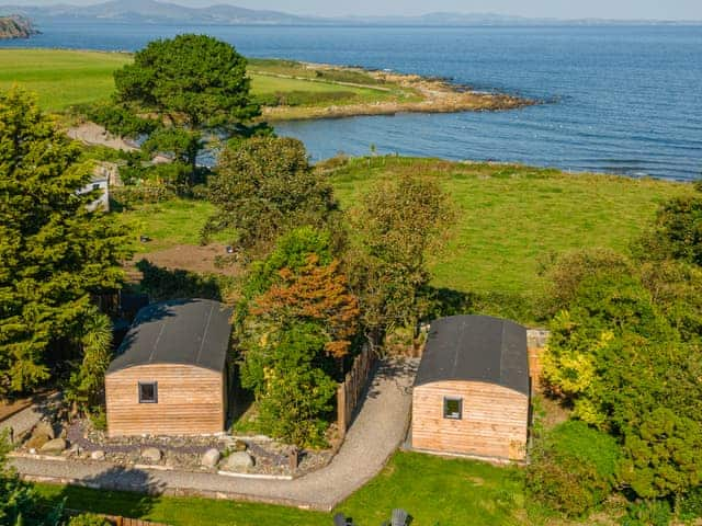 Exterior | Orchard Cabin-Rowan - Yellow Rock Holidays, Portyerrock, near Newton Stewart