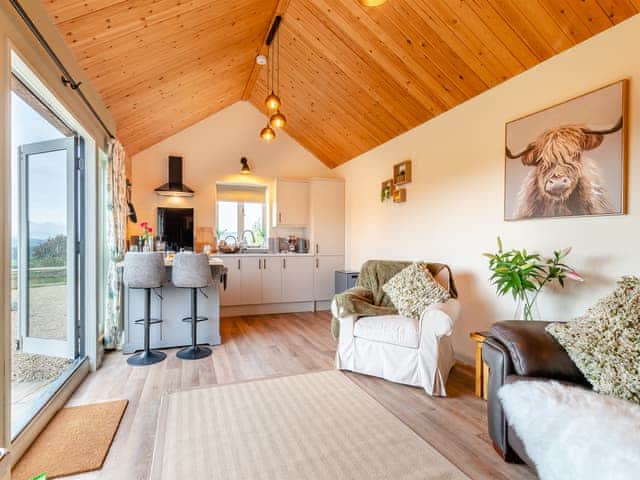 Open plan living space | The Lodge, Idridgehay, near Belper