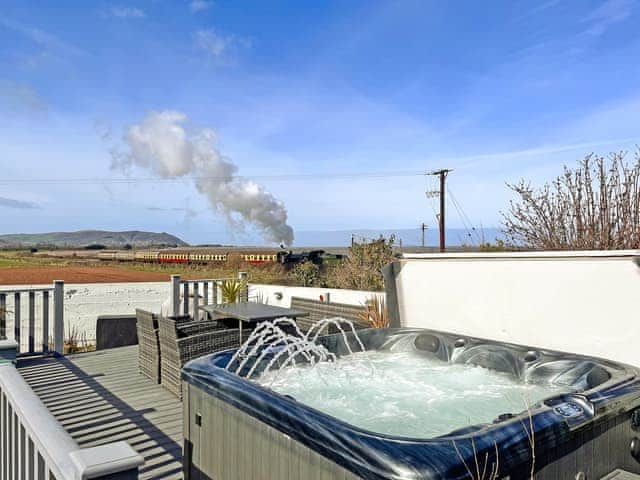 Hot tub | Headland Heights - Blue Anchor House, Blue Anchor, near Minehead