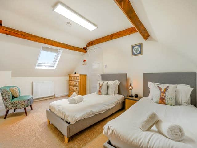 Twin bedroom | Brook House Barn- Foxglove - Brook House Barn, Whitby