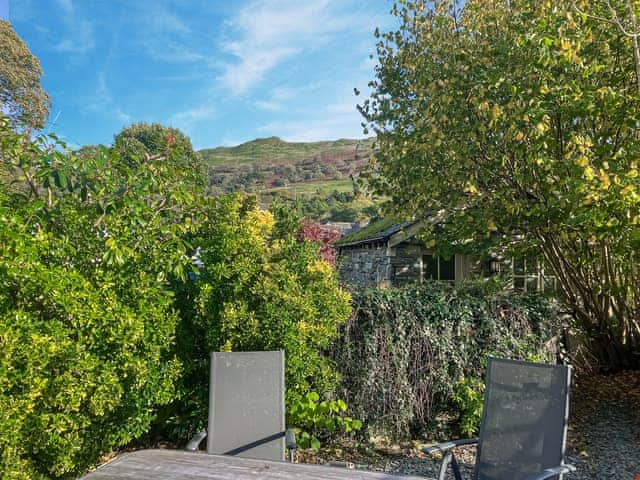 Sitting-out-area | May Cottage, Ambleside