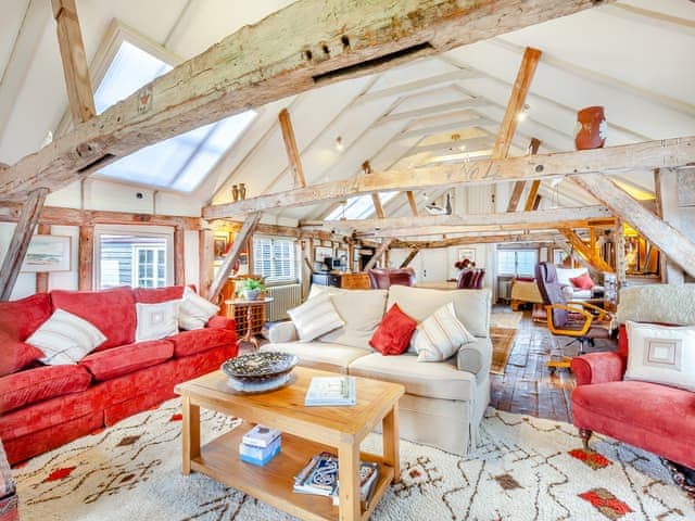 Open plan living space | Sail Loft - Knox Maritime Cottages, Maldon