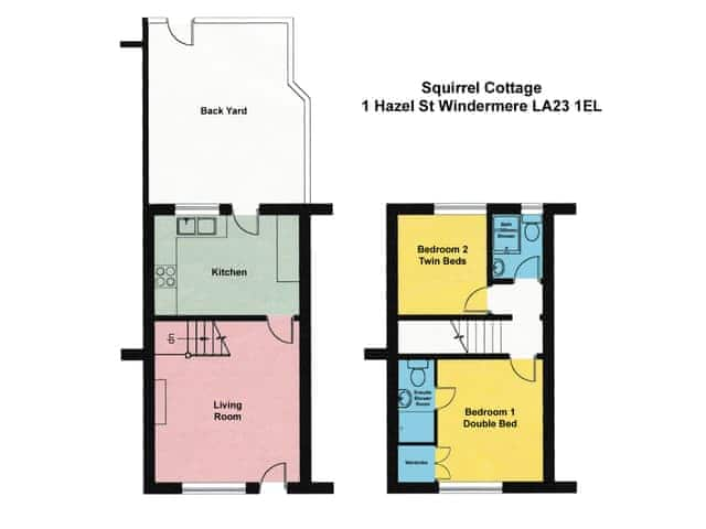 Floor plan | Squirrel Cottage, Windermere