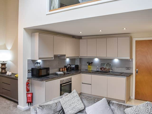 Open plan living space | New Street Apartment, Keswick