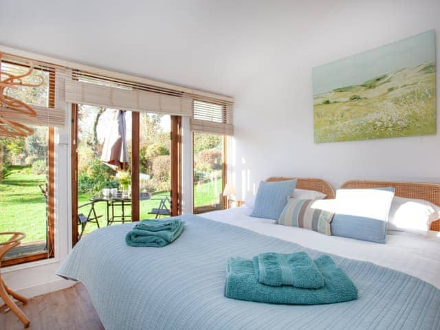 Double bedroom | Flaxpool Well Garden Room, Crowcombe, near Taunton