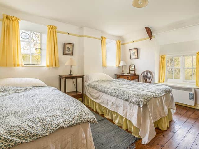 Twin bedroom | Gore Cottage, West Milton, Bridport