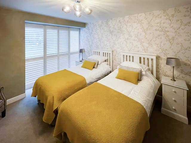 Twin bedroom | Cloggy Nook, Tughall Steads near Beadnell