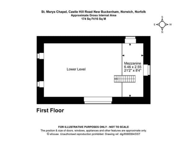 Floor plan | St Mary&rsquo;s Chapel, New Buckenham