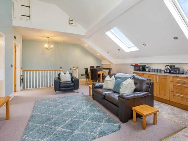 Roof lights allow sunshine to flood the living area | The Granary - Holtby Grange Cottages, Holtby, near York