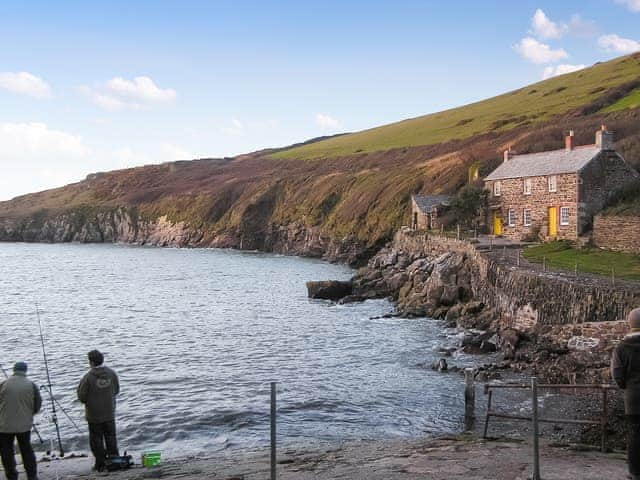 Fishing at Port Quin | Downhouse - Downhouse Cottages, Trebarwith, near Delabole