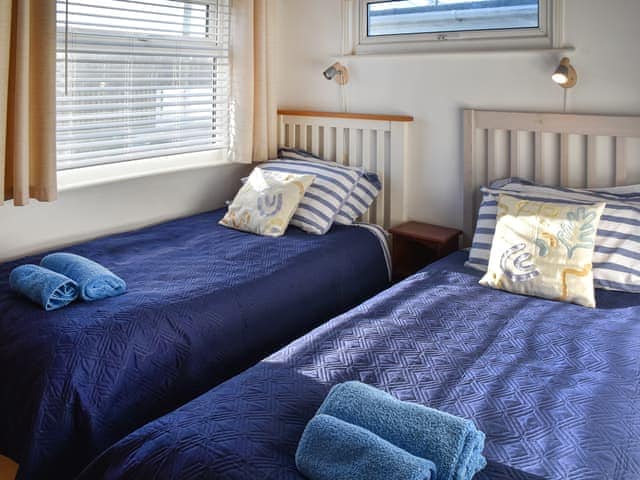 Twin bedroom | Bacton Beach House, Bacton