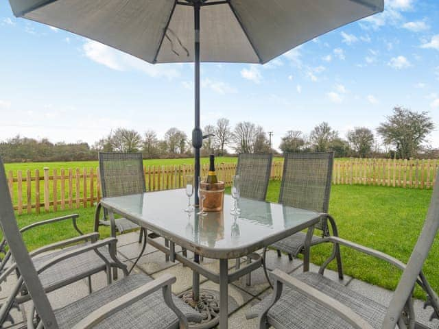 Patio | Walcot House Stables, Diss