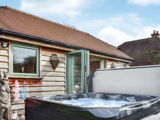 Hot tub | Norville Lodge, Heathfield