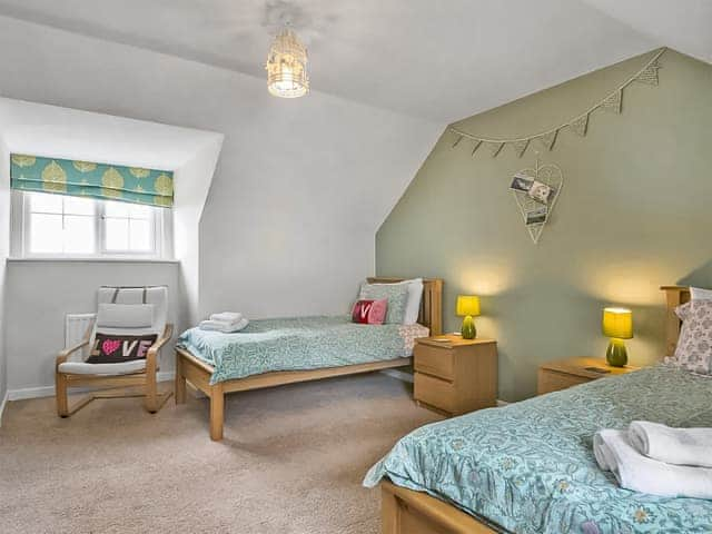 Twin bedroom | The Port House, Beadnell