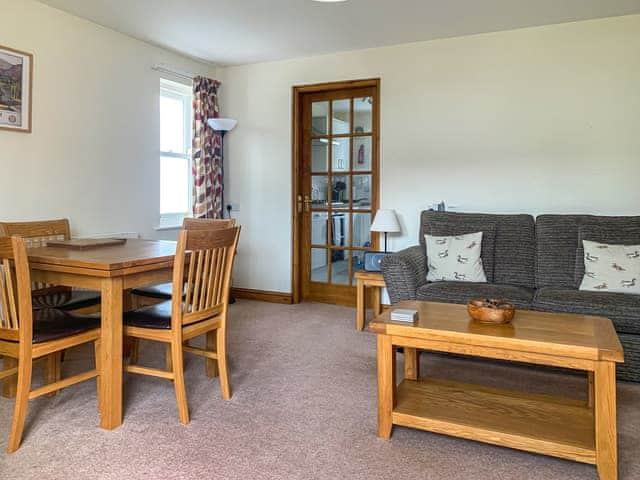 Lovely contemporary dining table and chairs | 1 Lonsdale House - Greta Grove Apartments, Keswick