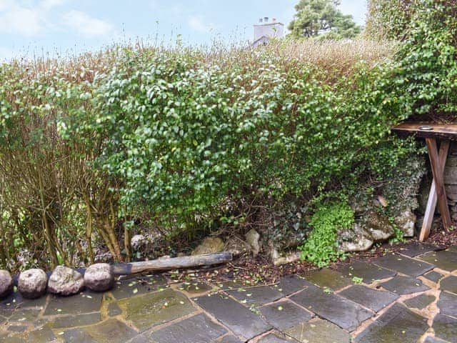 Outdoor area | Almond Cottage, Allithwaite, near Grange-over-sands