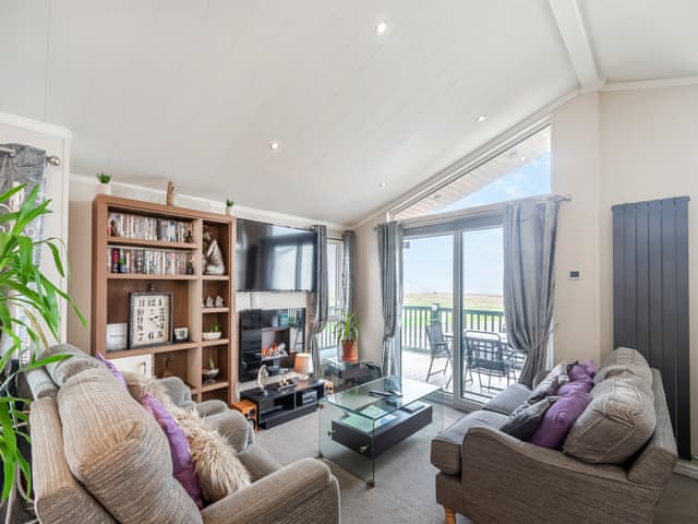Open plan living space | Sea View Lodge, Crimdon, near Hartlepool