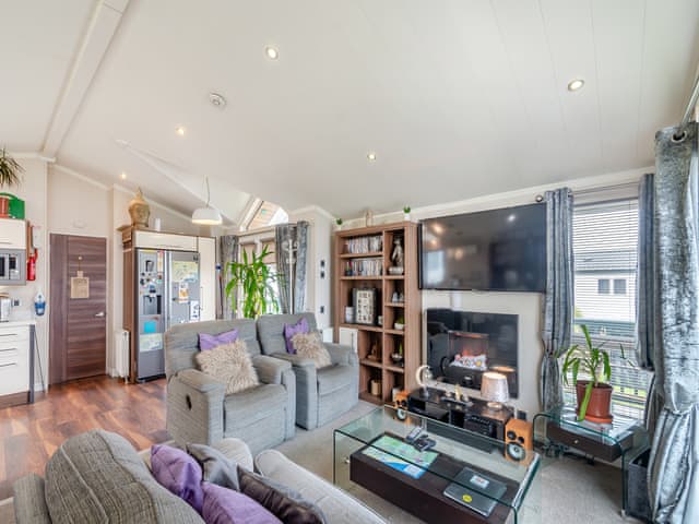 Open plan living space | Sea View Lodge, Crimdon, near Hartlepool