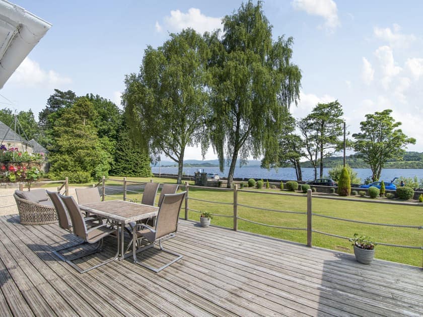 Outdoor area | Duck Bay Cottage 2 - Duck Bay Cottages, Alexandria, near Loch Lomond