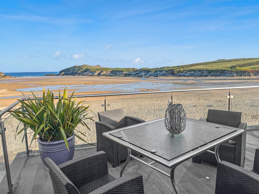 Terrace | Neyth Atlantek - Quarter Deck Apartments, Porth, near Newquay