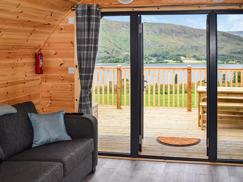 Open plan living space | Cheviot - Dalaraban Luxury Pods, Fort William