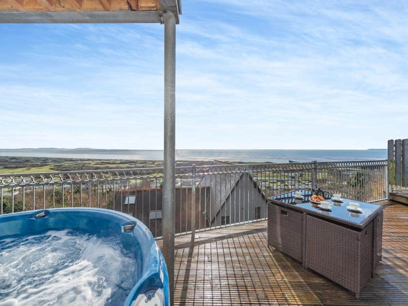 Hot tub | Milkwood - Pendine Apartments, Pendine, near Amroth