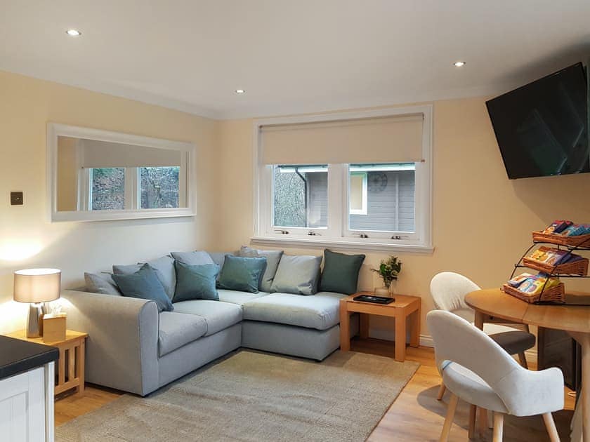 Living area | Leven Lodge 1 - Loch Lomond Sanctuary Lodges, Loch Lomond