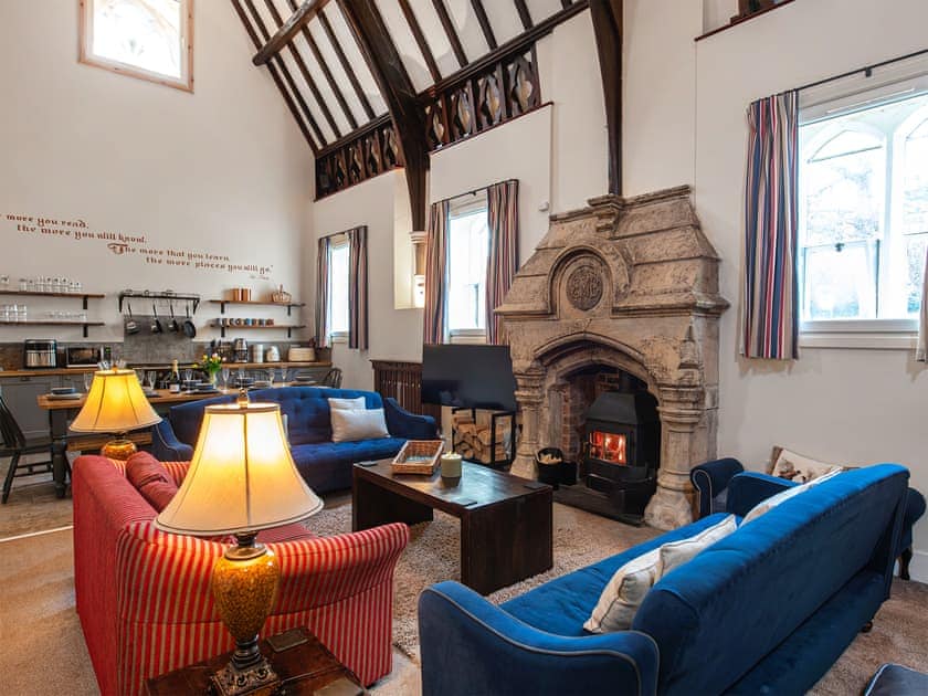 Open plan living space | The Old School House 1 - The Old School House Accommodation, Burwarton, near Bridgnorth 