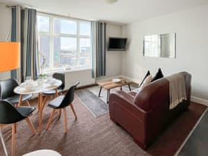 Open plan living space | Pier View Apartment 3 - Pier View, Skegness