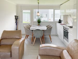 Open plan living space | Freshwater Chalet, Freshwater East