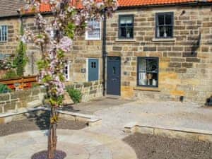 Exterior with parking | Butcher&rsquo;s Hook Cottage, Loftus, near Staithes
