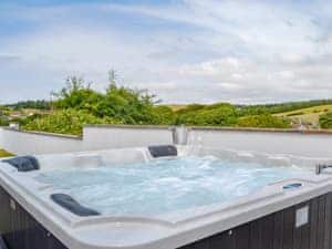 Relaxing private hot tub |  7 Military Drive - Military Drive, Portpatrick, near Stranraer