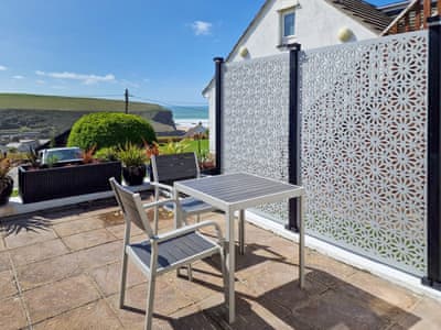 Patio | Beach View, Mawgan Porth