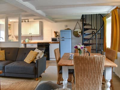 Open plan living space | May Cottage, Hartland