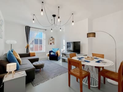 Open plan living space | Apartment Three - Apartments in Gloucester Quays, Gloucester