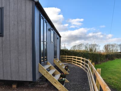 Exterior | Meadows View Shepherd’s hut, Cockermouth
