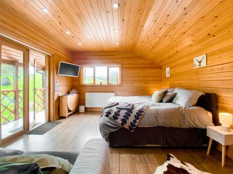 Open plan living space | Pinecone Lodges- Apple - Pinecone Lodges, Camerton, near Bath