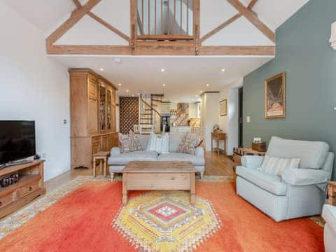 Open plan living space | Knighton Mill Dairy, Broad Chalke