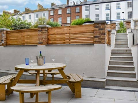 Patio | Cleveland House - Cleveland Terrace stays, Whitby