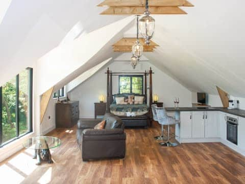 Open plan living space | Foxton Barn - Harrietsham Retreats, Harrietsham, Maidstone