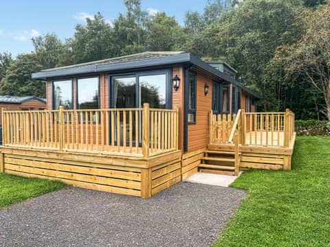 Exterior | Lodge Two - Bonnie Escapes, Dalbeattie