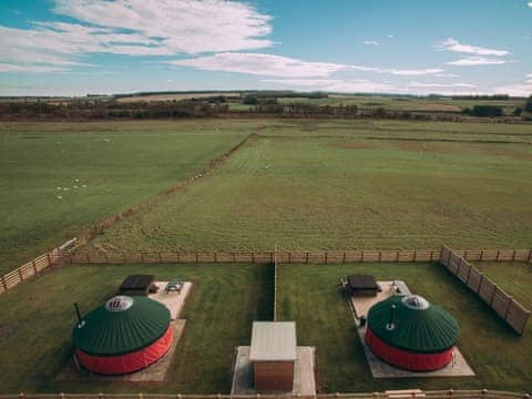 Exterior | Timothy Yurt - Bachilton Farm, Methven, near Perth