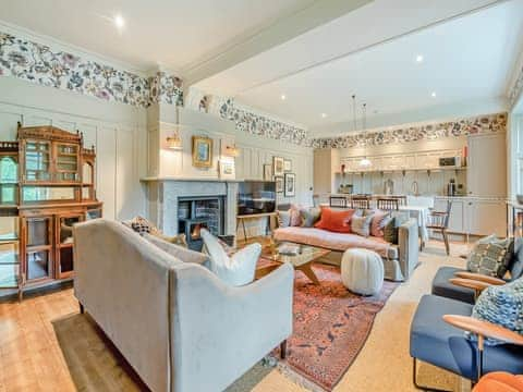 Open plan living space | Baillies Cottage - Croiscrag Lodge, Rannoch, near Pitlochry