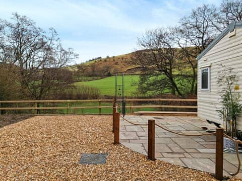 Outdoor area and rear parking | Glen Y Nant, New Radnor, near Presteigne