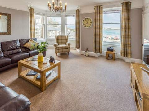 Living area | Littlebay Apartment, Oban