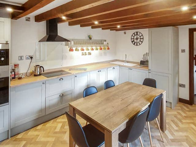 Kitchen with dining area | Water Bailiffs Lodge - Lumsdale Cottages, Lumsdale, Tansley Wood, near Matlock