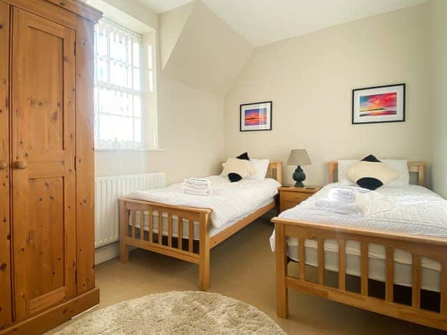 Twin bedroom | The Court House - The Old Court House, Silloth