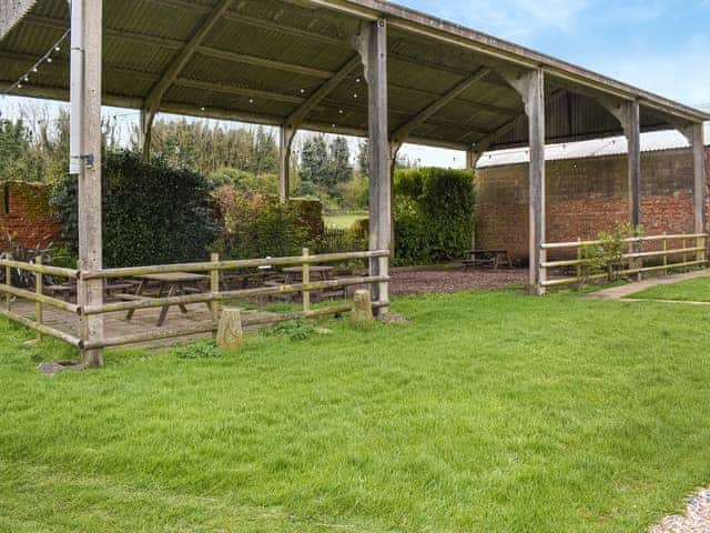 Outdoor area | The Hayloft - Reach Court Cottages, St. Margaret&rsquo;s, near Dover