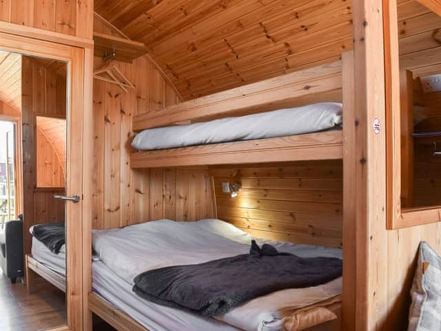 Comfortable bunk bed | Stainton - Moorside Glamping Pods, Corney, near Millom